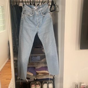 Re/Done 90s High Rise Ankle Crop Size 27